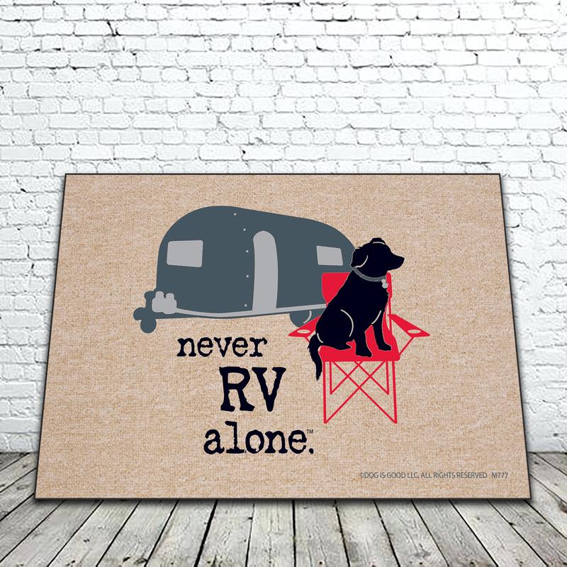 Never RV Alone doormat image 0