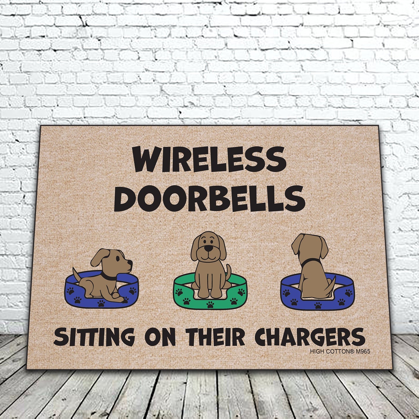 Wireless Doorbells funny doormat image 0
