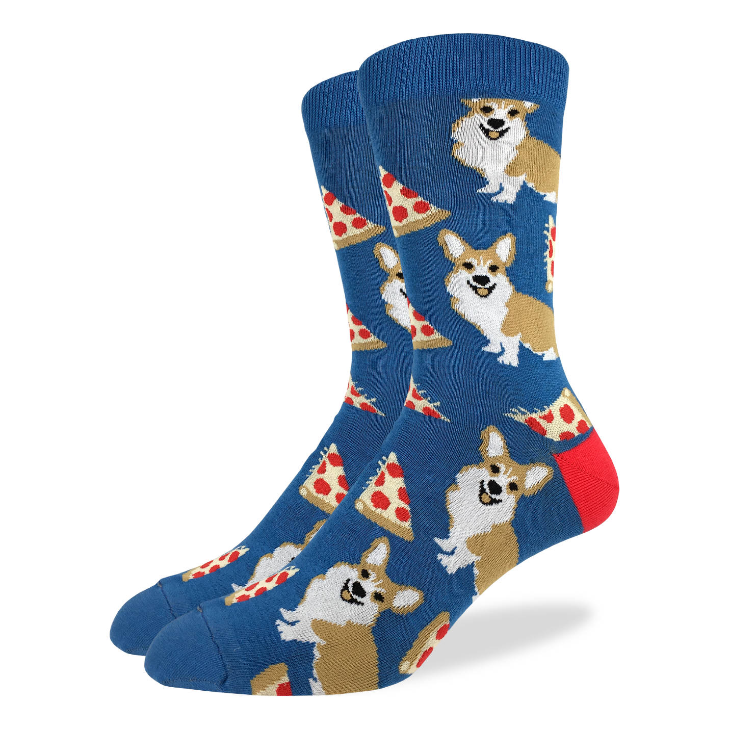Men's Corgi Pizza Socks image 1