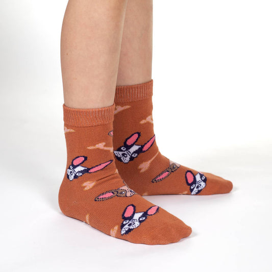 Bees, Bunnies And Dogs Kids Socks image 0
