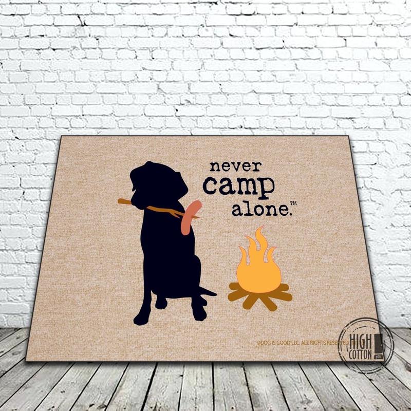 Never Camp Alone doormat image 0