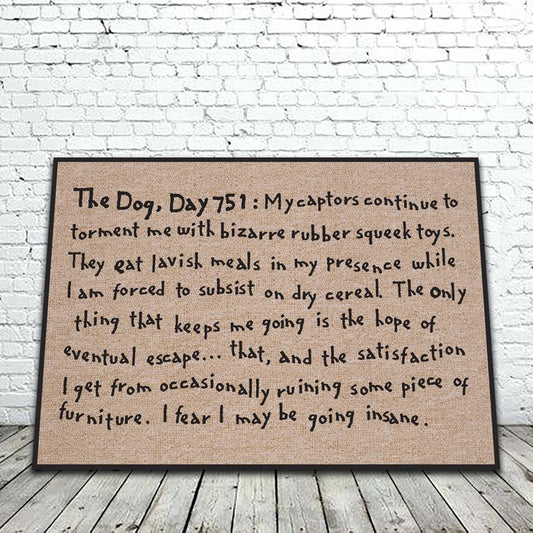 The Dog, Day 751 doormat image 0