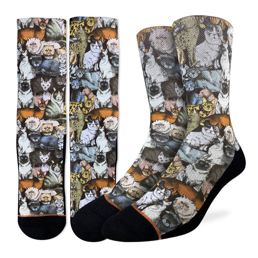 Men's Social Cats Socks image 0