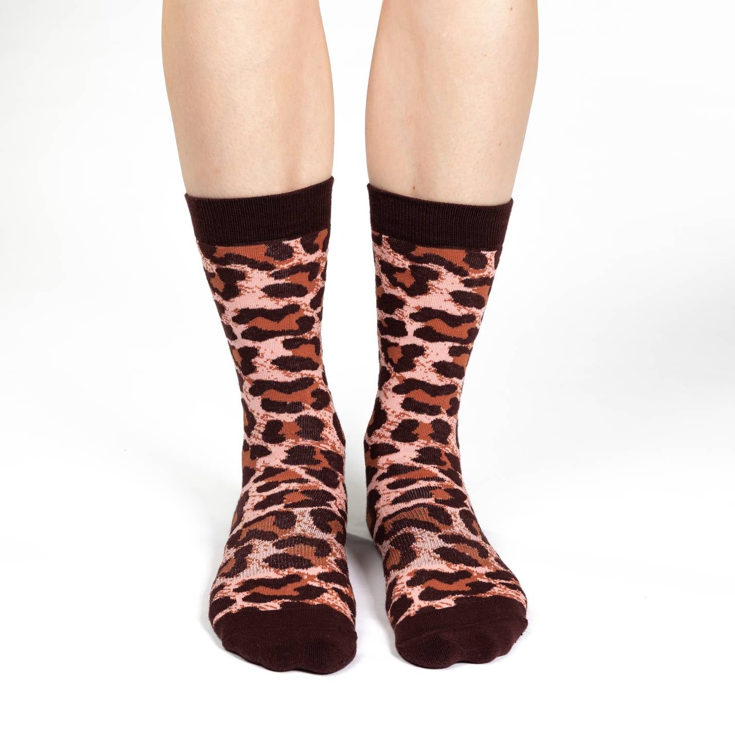 Women's Leopard Print Socks image 0