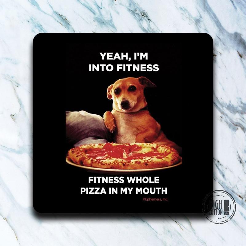Yeah, I'm Into Fitness coasters image 0