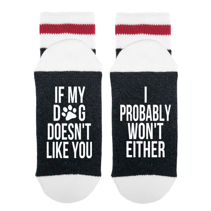 If My Dog Doesn't Like You - I Probably Won't Either Lumberjack Socks image 0