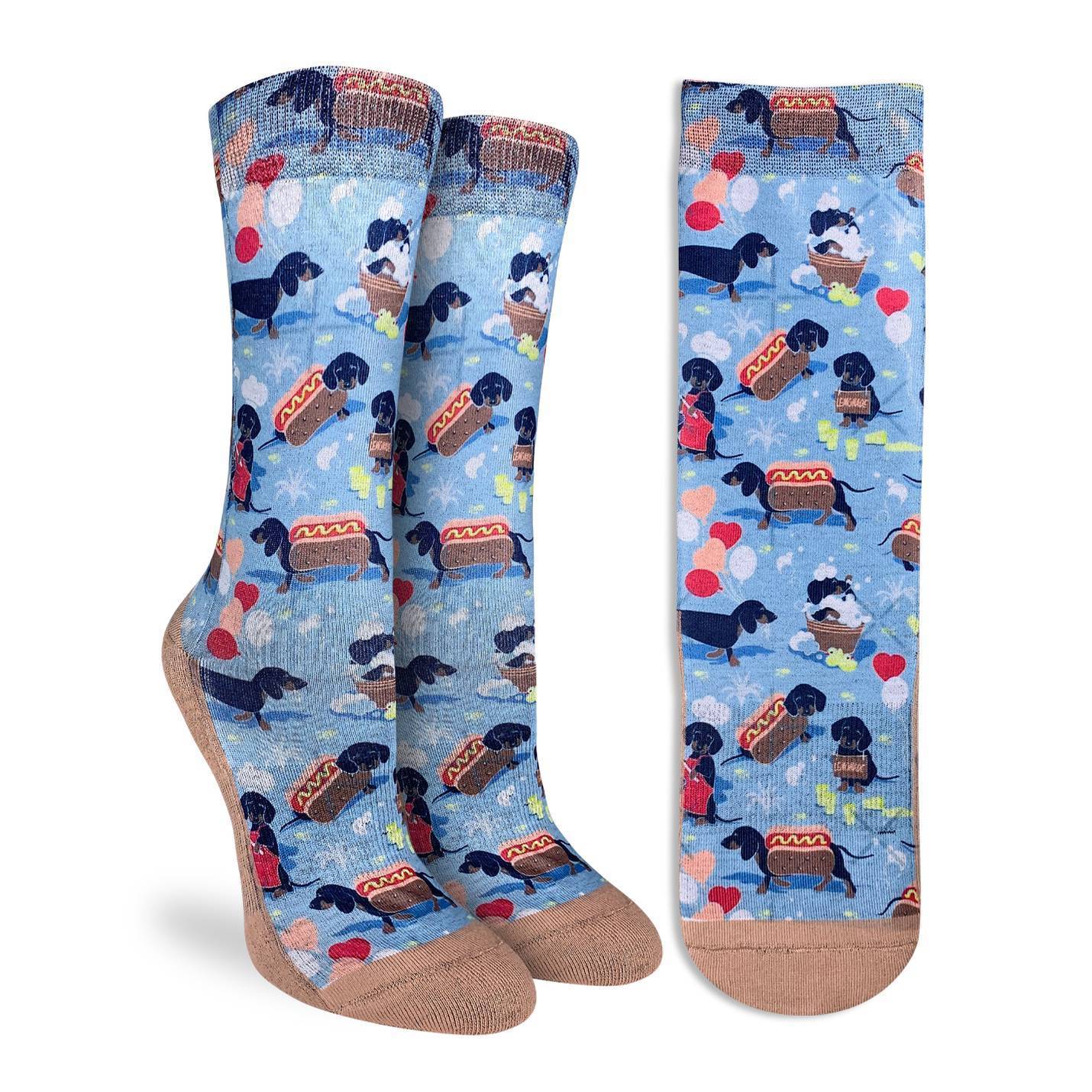 Women's Hot Dogs and Lemonade Socks image 1