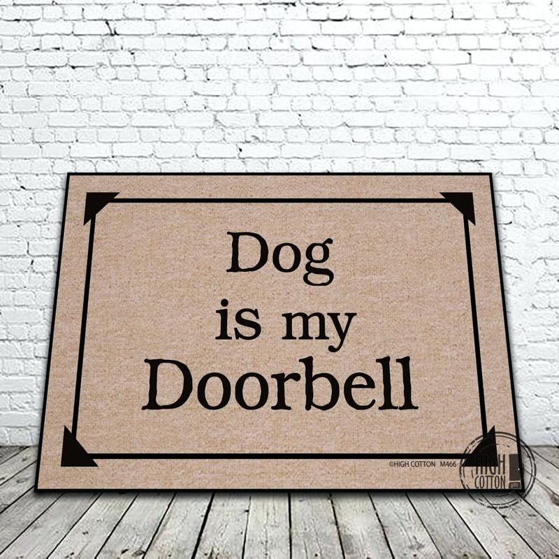 Dog is my Doorbell doormat image 0