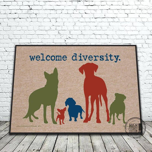 Diversity Welcome doormat image 0