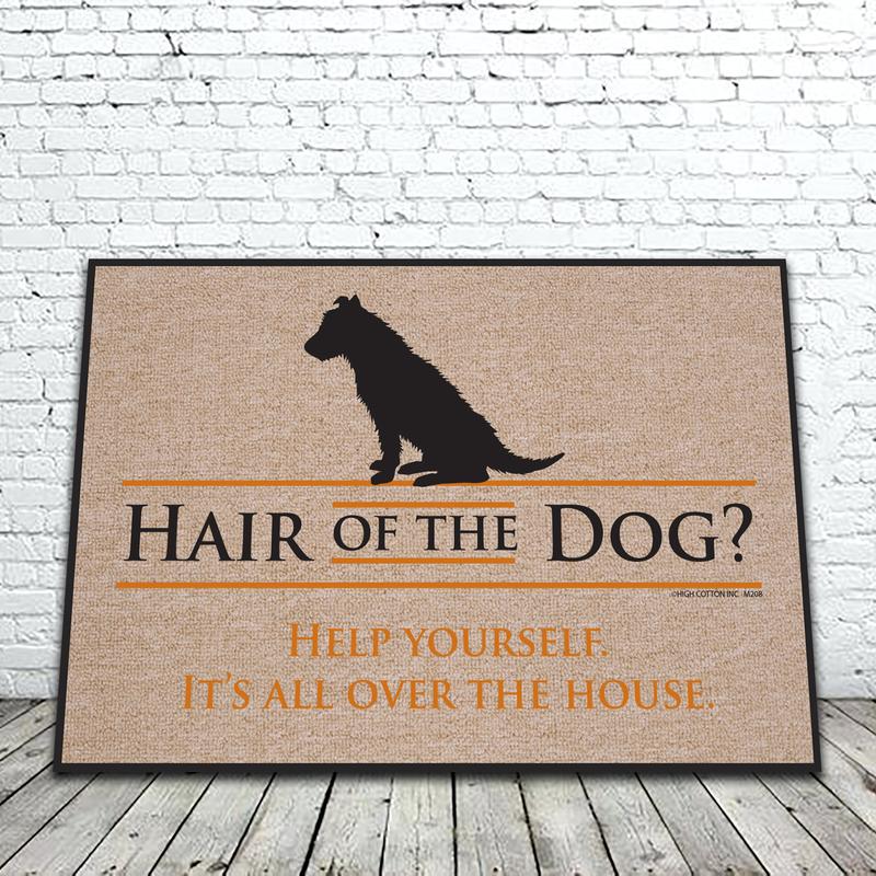 Hair of the Dog funny doormat image 0