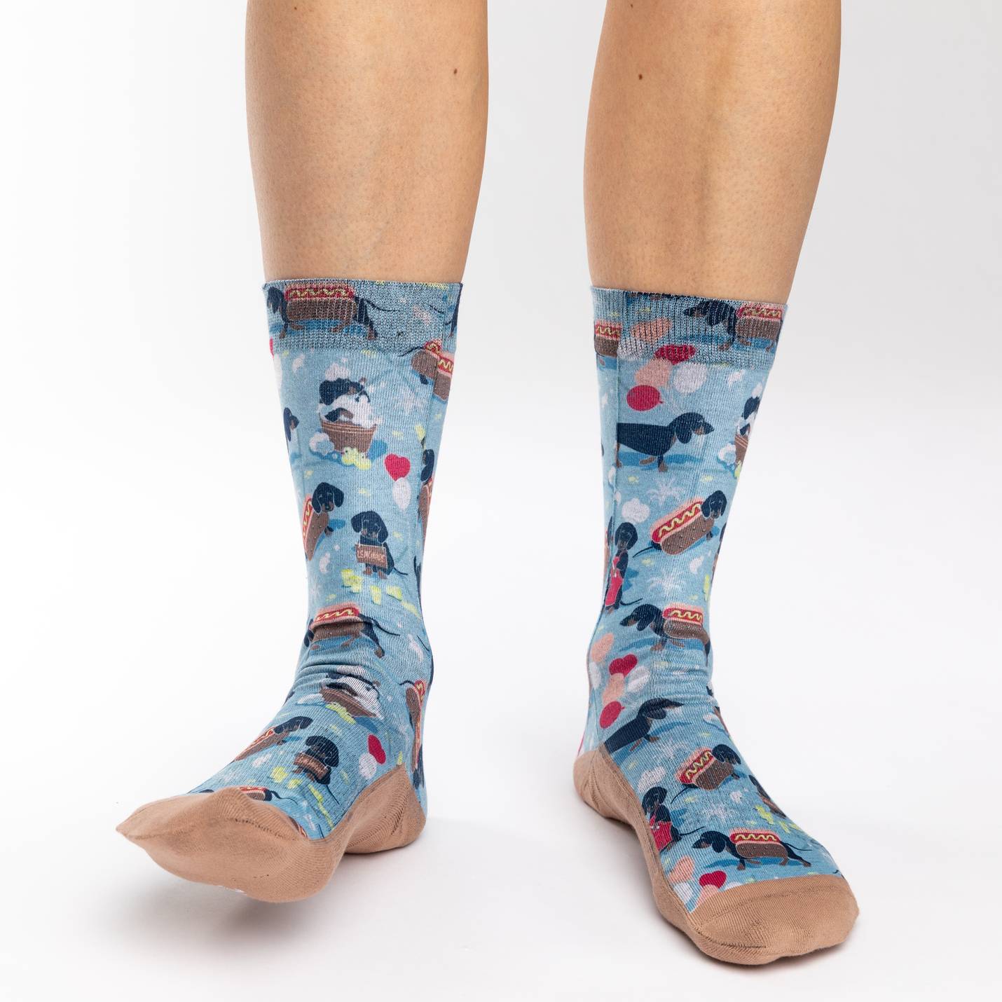 Women's Hot Dogs and Lemonade Socks image 0