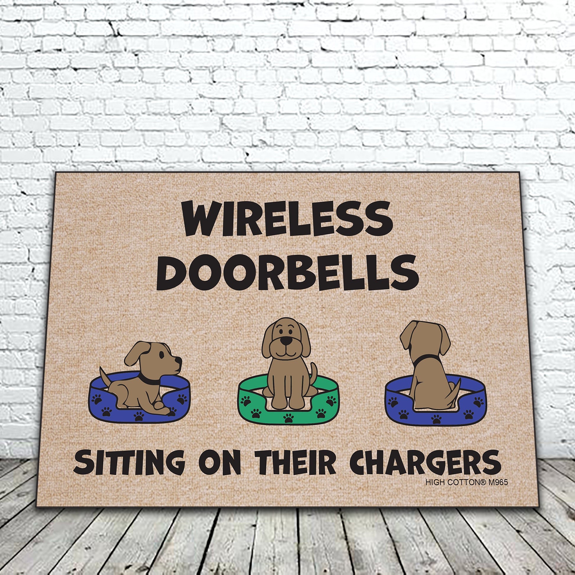 Wireless Doorbells funny doormat image 0