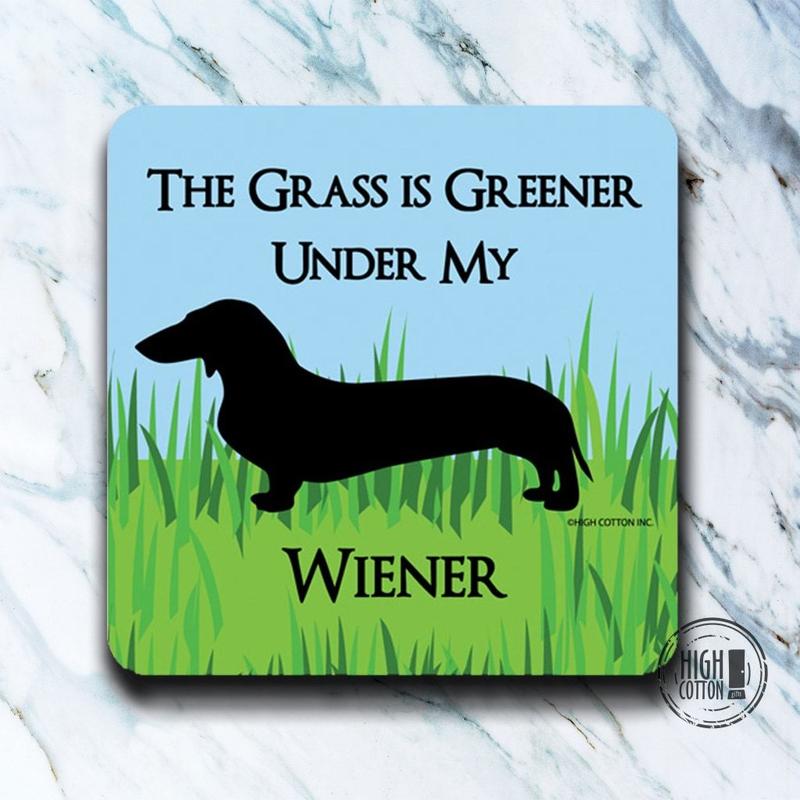 Grass is Greener Wiener - coasters image 0