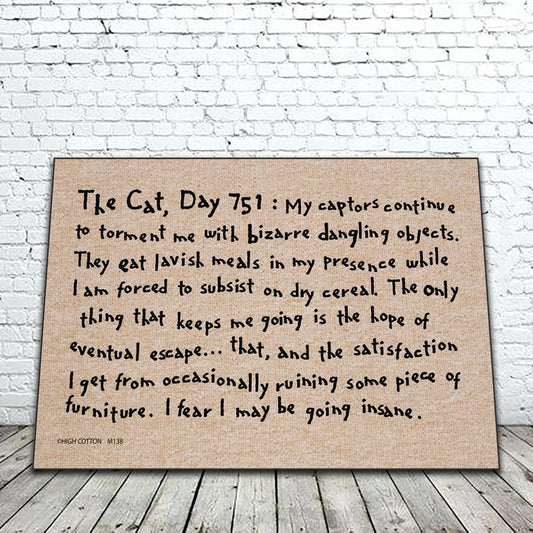 The Cat, Day 751 doormat image 0