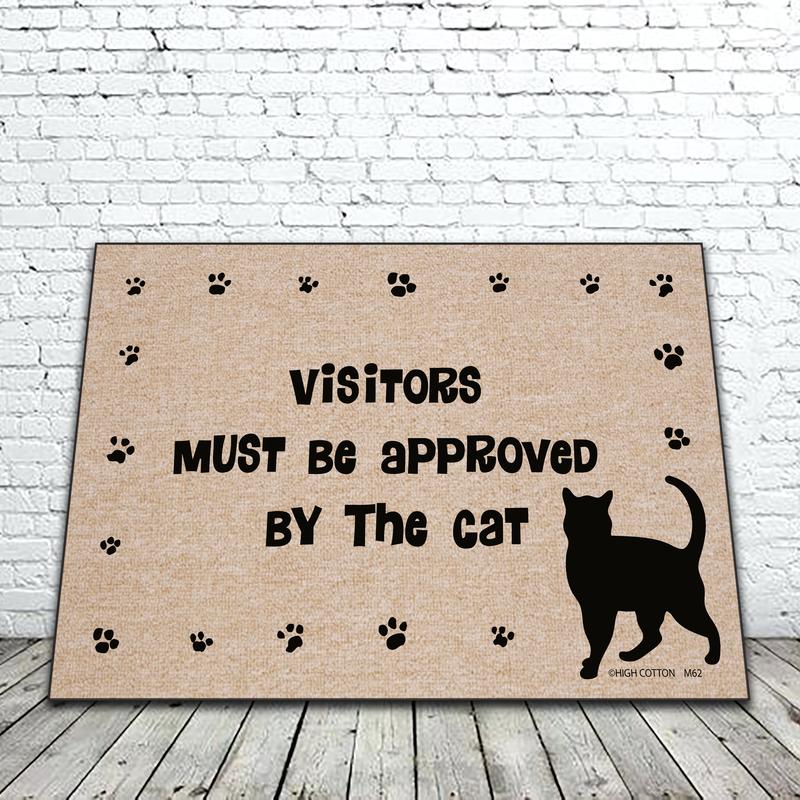 Visitors Approved by the Cat doormat image 0