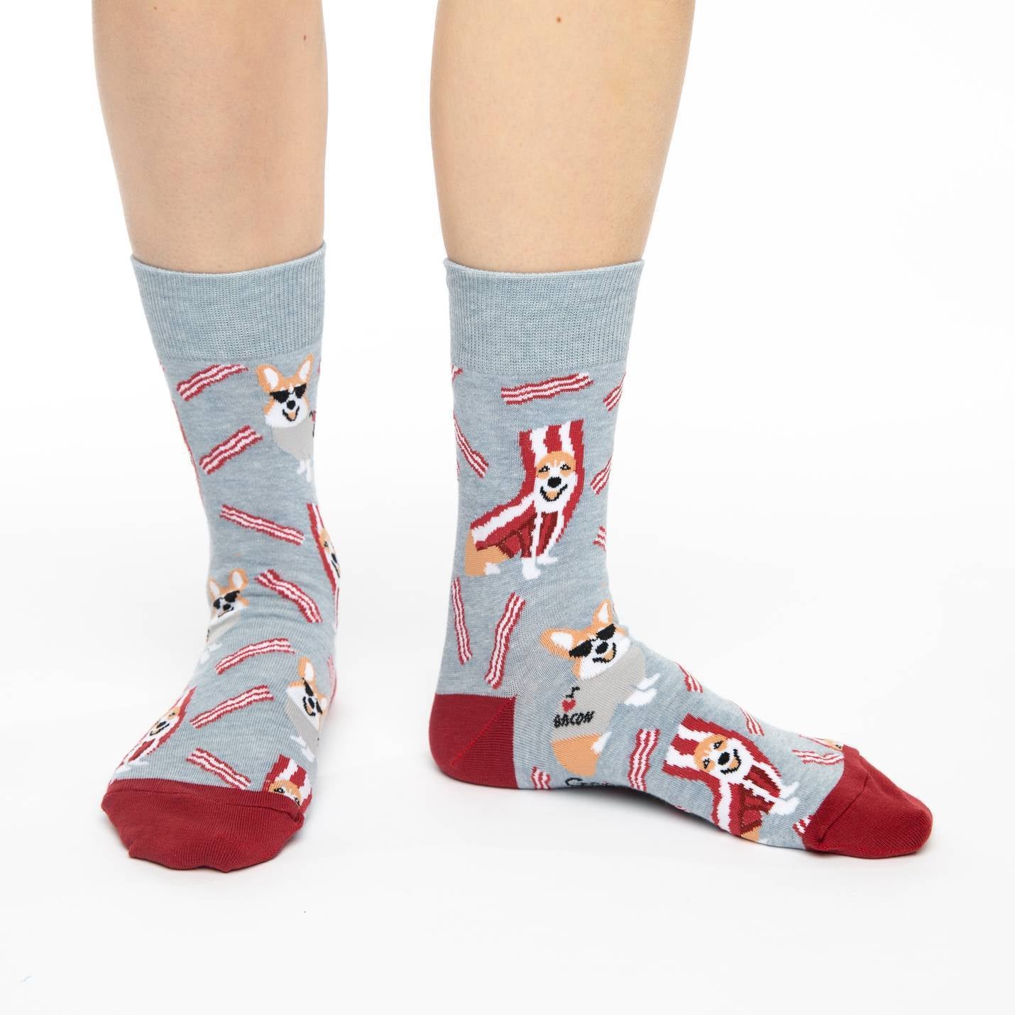 Women's Corgi Bacon Socks image 0